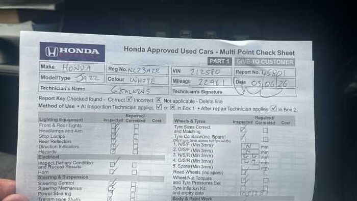 Honda Jazz 1.5 i-MMD Hybrid EX 5dr eCVT Hybrid Hatchback 